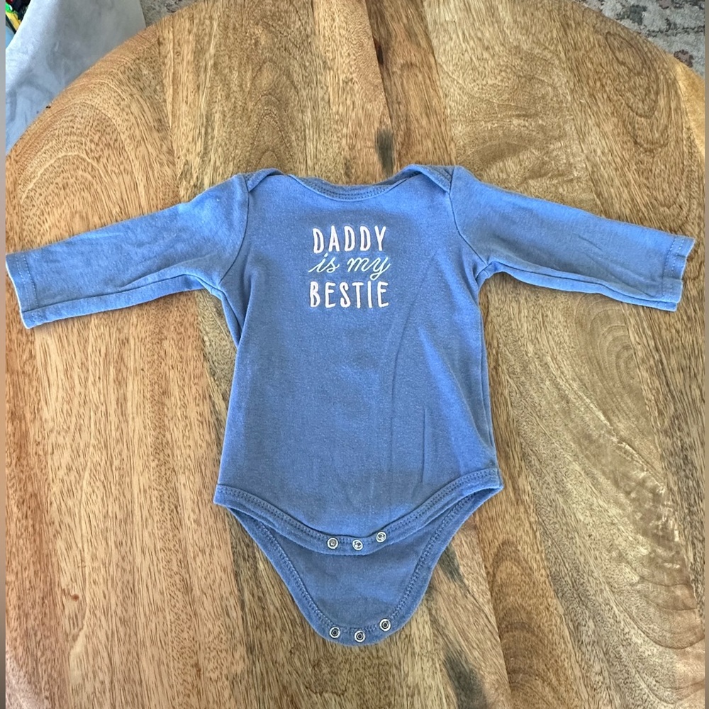 Daddy is my bestie onsie